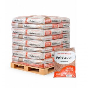 Pelletspor 6 mm – Palete com 65 sacos de 15 kg
