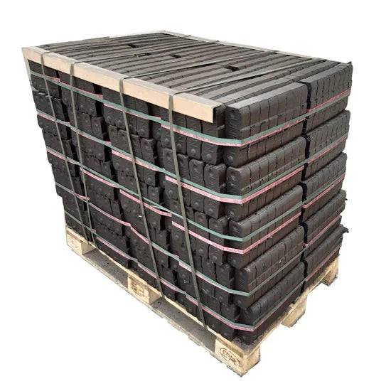 Briquetes de lignito – Palete de 1.000 kg – 40 x 25 kg