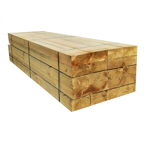 Dormentes de madeira tratada UC3 – 20 unidades – 3 m x 200 x 100 mm